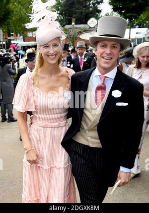 Lady Gabriella Kingston (left) and Thomas Kingston attending Ladies Day of Royal Ascot at Ascot Racecourse. Picture credit should read: Doug Peters/EMPICS Stock Photo