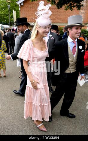 Lady Gabriella Kingston (left) and Thomas Kingston attending Ladies Day of Royal Ascot at Ascot Racecourse. Picture credit should read: Doug Peters/EMPICS Stock Photo