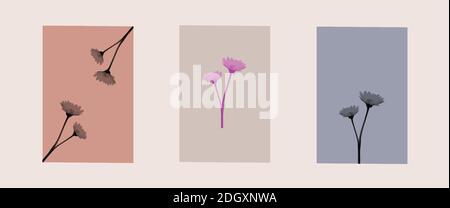 symbol logo design botanical card wedding template Stock Vector