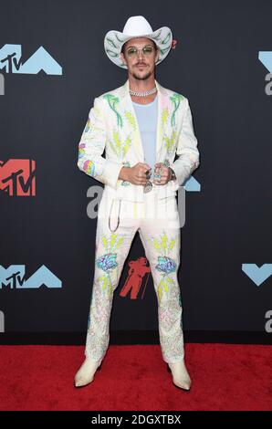 Diplo arriving at the MTV Video Music Awards 2019, held at the Prudential Centre in Newark, NJ. Photo credit should read: Doug Peters/EMPICS Stock Photo
