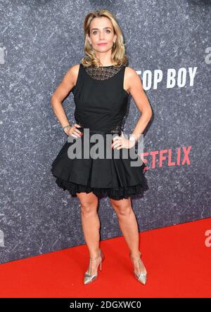 Lisa Dwan attending the UK premiere of Top Boy at the Hackney Picturehouse in London Stock Photo