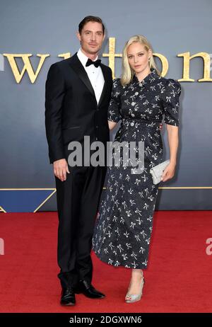 Max Brown and Annabelle Horsey attending the world premiere of Downton ...