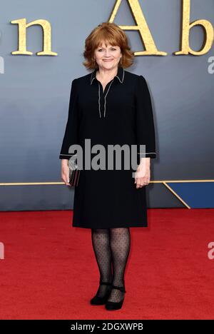 Lesley Nicol attending the world premiere of Downton Abbey, held at the Cineworld Leicester Square, London. Stock Photo