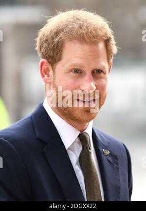 The Duke of Sussex arriving at the Invictus Games 5th Anniversary Reception, the Guildhall, London. Picture credit should read: Doug Peters/EMPICS Stock Photo