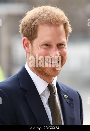 The Duke of Sussex arriving at the Invictus Games 5th Anniversary Reception, the Guildhall, London. Picture credit should read: Doug Peters/EMPICS Stock Photo