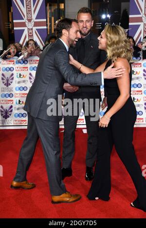 Gareth Southgate, Harry Kane and Katie Goodland attending the the 2019 Pride of Britain Awards, held at Grosvenor House in London. The Daily Mirror Pride of Britain Awards, in partnership with TSB, will broadcast on ITV on 5th November at 8pm. Picture credit should read: Doug Peters/EMPICS Stock Photo