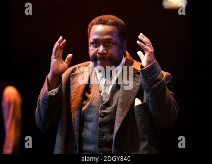 Wendell Pierce appears on stage in Death of a Salesman, Piccadilly Theatre, West End, London . Photo credit should read: Doug Peters/EMPICS Stock Photo