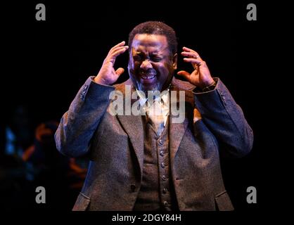 Wendell Pierce appears on stage in Death of a Salesman, Piccadilly Theatre, West End, London . Photo credit should read: Doug Peters/EMPICS Stock Photo