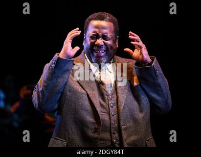 Wendell Pierce appears on stage in Death of a Salesman, Piccadilly Theatre, West End, London . Photo credit should read: Doug Peters/EMPICS Stock Photo