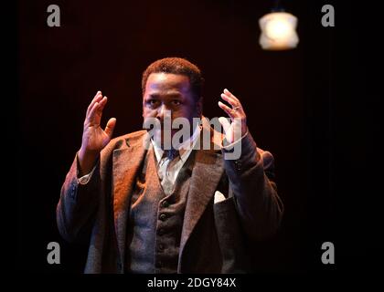 Wendell Pierce appears on stage in Death of a Salesman, Piccadilly Theatre, West End, London . Photo credit should read: Doug Peters/EMPICS Stock Photo