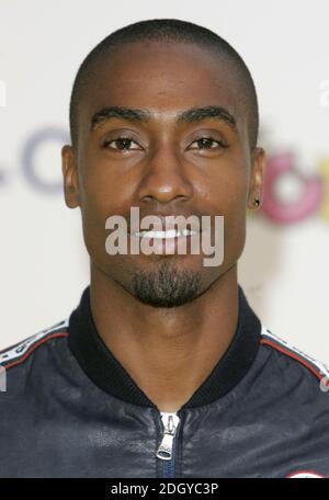 Simon Webbe arrives for the UK Premiere of The Simpson's Movie at the Vue Cinema, The 02 Arena, Greenwich, London. Stock Photo