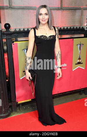 Victoria Pendleton attending the 12th annual Sun Military Awards at Banqueting House, London.Photo credit should read: Doug Peters/EMPICS Stock Photo