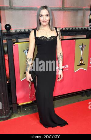 Victoria Pendleton attending the 12th annual Sun Military Awards at Banqueting House, London.Photo credit should read: Doug Peters/EMPICS Stock Photo