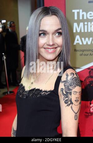 Victoria Pendleton attending the 12th annual Sun Military Awards at Banqueting House, London.Photo credit should read: Doug Peters/EMPICS Stock Photo