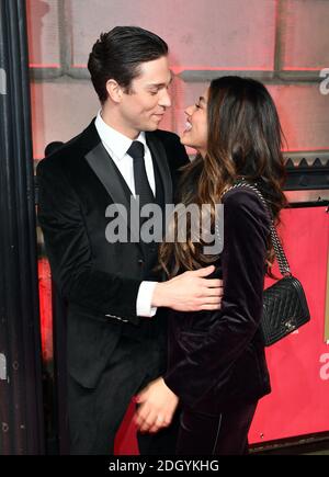 Joey Essex and Lorena Medina attending the 12th annual Sun Military Awards at Banqueting House, London.Photo credit should read: Doug Peters/EMPICS Stock Photo