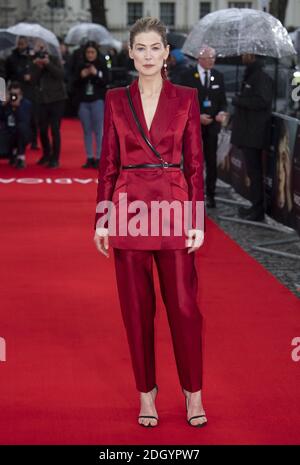 Rosamund Pike attending the UK Premiere of RADIOACTIVE at Curzon Mayfair, London.. Picture credit should read: Doug Peters/EMPICS Stock Photo