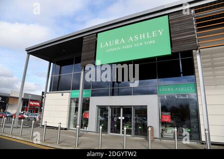 Laura Ashley goes into Administration, Store shown A1 Retail Park, Biggleswade, Bedfordshire. Photo credit should read: Doug Peters/EMPICS Stock Photo