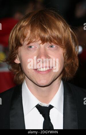 Rupert Grint arrives for The National Movie Awards at the Royal Festival Hall, central London. Stock Photo