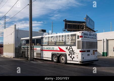 El Paso Las Vegas Bus Terminal Las Vegas Nevada Stock Photo Alamy