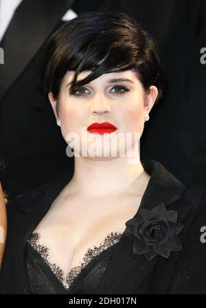 Kelly Osbourne arrives for a charity performance celebrating 10 years of the popular musical Chicago at the Cambridge Theatre, London. Stock Photo