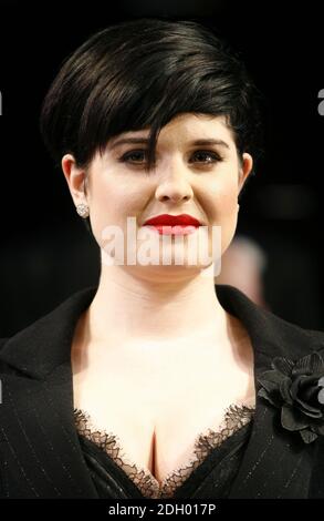 Kelly Osbourne arrives for a charity performance celebrating 10 years of the popular musical Chicago at the Cambridge Theatre, London. Stock Photo