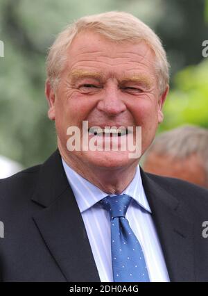 Paddy Ashdown arrives at Sir David Frost's Summer Garden Party, in Carlyle Square, west London. Stock Photo