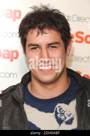 Jake Hendriks arriving at the Inside Soap Awards 2008 Launch Party, sponsored by LittlewoodsDirect.com. Held at the Great John Street Hotel, Manchester. Stock Photo