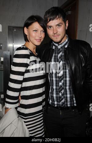 Emma Griffiths and Matt Willis arriving at the ITV2 autumn schedule launch party, held at the Kensington Roof Gardens, London. Stock Photo