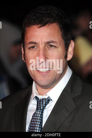 Adam Sandler arrives at the premiere of Bedtime Stories at the Odeon cinema in Kensington central London. Stock Photo