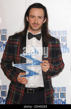 Aaron Sillis during The South Bank Show Awards held at the Dorchester Hotel, London. Stock Photo