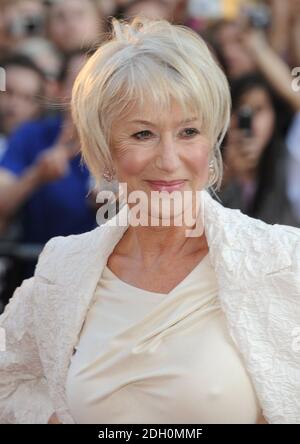 Helen Mirren arrives at the 'State of Play' World premiere at the Empire Cinema, Leicester Square, London Stock Photo