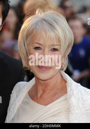 Helen Mirren arrives at the 'State of Play' World premiere at the Empire Cinema, Leicester Square, London Stock Photo