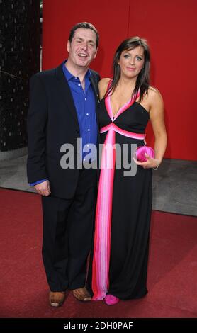 Jim Millea and Suzanne Hall arriving for the 2009 British Soap Awards at the BBC Television Centre, Wood Lane, London. Stock Photo