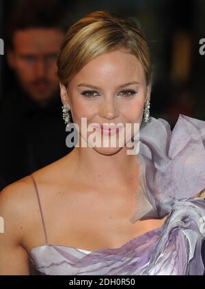 Abbie Cornish arriving at the premiere for Bright Star, held at the Palais des Festivals. Part of the 62nd Festival de Film, Cannes. Stock Photo