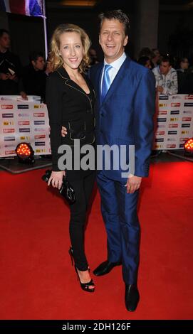 Andrew Castle and his wife Sophia arriving at The Pride of Britain Awards 2009, Grosvenor House Hotel, Park Lane, London. Stock Photo