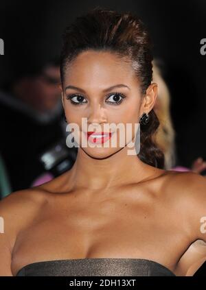 Aleshia Dixon arriving at The Variety Club Showbiz Awards 2009, Grovesnor House Hotel, Park Lane, London. Stock Photo