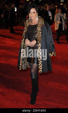 Nancy Dell'Olio arriving for the world premiere and Royal film performance of The Lovely Bones at the Odeon Leicester Square, London. Stock Photo