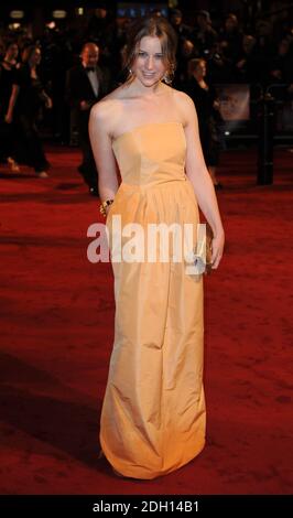 Carolyn Dando arriving for the world premiere and Royal film performance of The Lovely Bones at the Odeon Leicester Square, London. Stock Photo