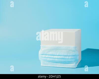 Coronavirus covid-19 minimalistic concept Stock Photo