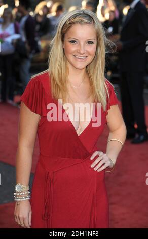 Helen Skelton arriving at the Legend of the Guardians, The Owls of G'Hoole UK Premiere, Odeon West End Cinema, Leicester Square, London. Stock Photo