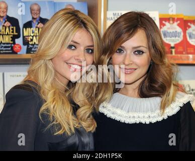 Holly Willoughby and Fearne Cotton sign copies of their book The Best Friends Guide To Life at Foyles Bookstore, Westfield Shopping Centre, London. Stock Photo