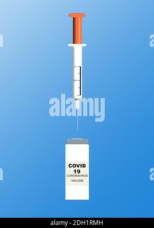 Covid-19 vaccine. Stock Vector