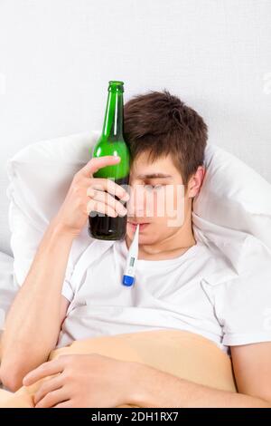 Beer with thermos case stock photo. Image of alcohol - 15079056
