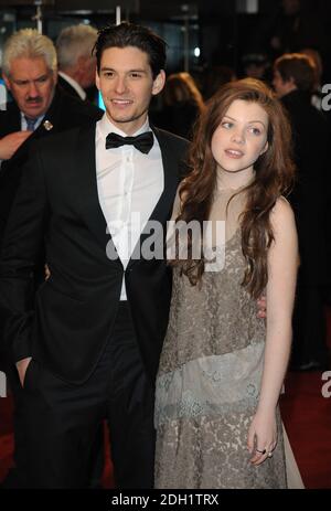 Ben Barnes and Georgie Henley arriving for the Royal Premiere of The Chronicles Of Narnia: The Voyage Of The Dawn Treader at the Odeon Leicester Square, central London. Stock Photo