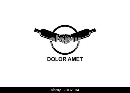 drink friendly  Logo Design Template. Stock Vector