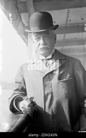 Sir Charles Johnston, 1st Baronet (1848 – 1933) Lord Mayor of London for 1914 –15 Stock Photo