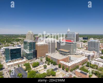 Aerial Views Of Raleigh, North Carolina Stock Photo - Alamy