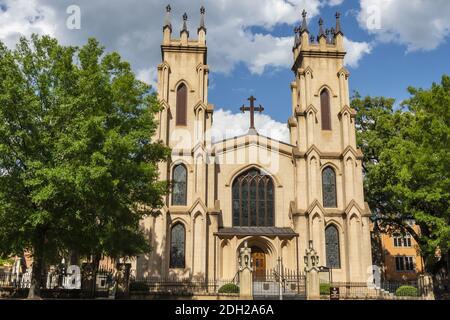 Trinity Episcopal Church In Downtown Columbia, South Carolina Stock Photo