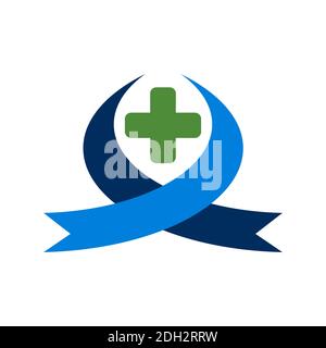 medical health hospital logo icon vector concept design Stock Vector