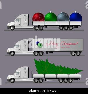 Christmas and New Year. Stock Vector